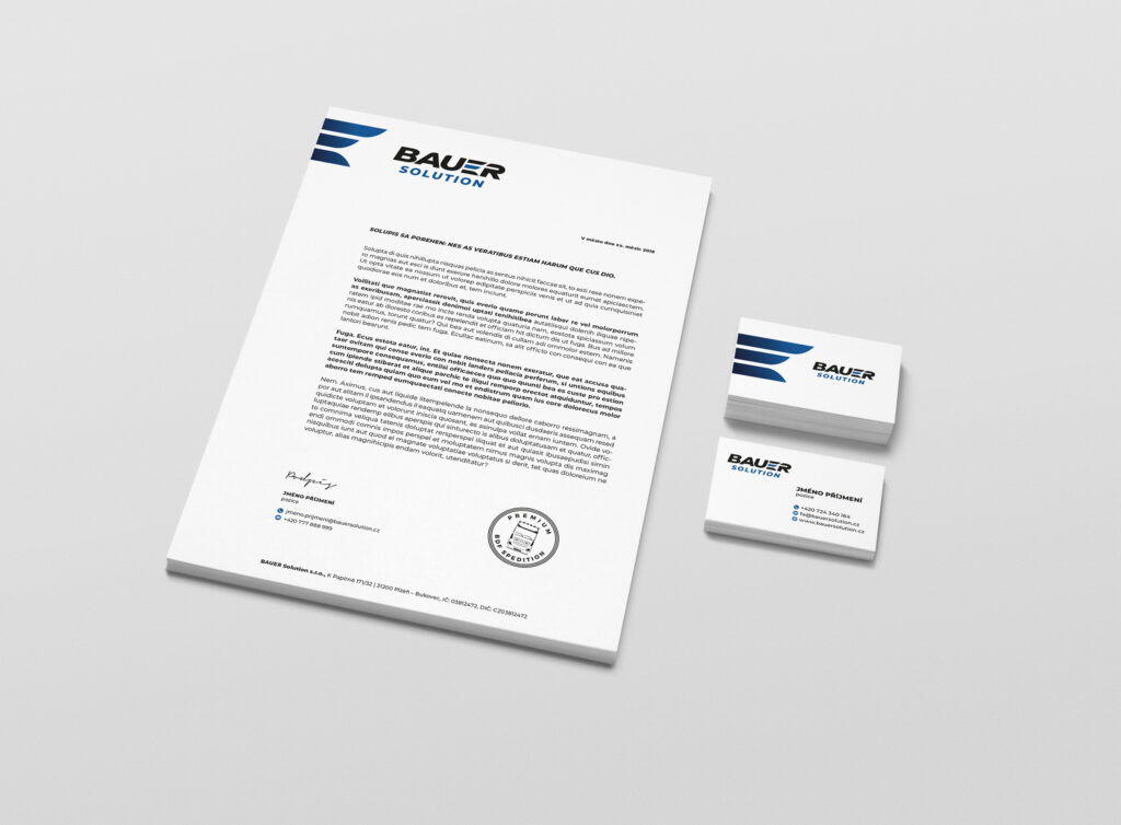 Bauer Solution – logo a korporátní identita